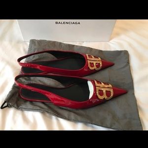 Balenciaga BB Knife flats (Authentic)